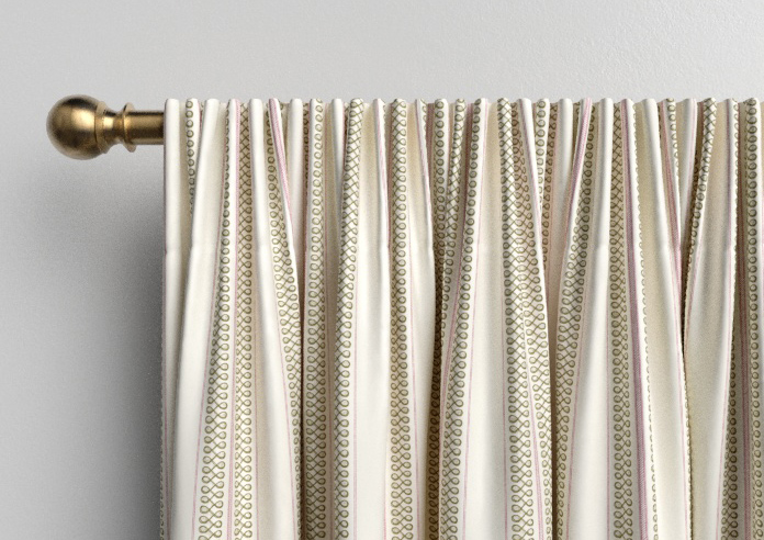 Noble Stripe, Moss - Made to Measure Curtains - Image 9